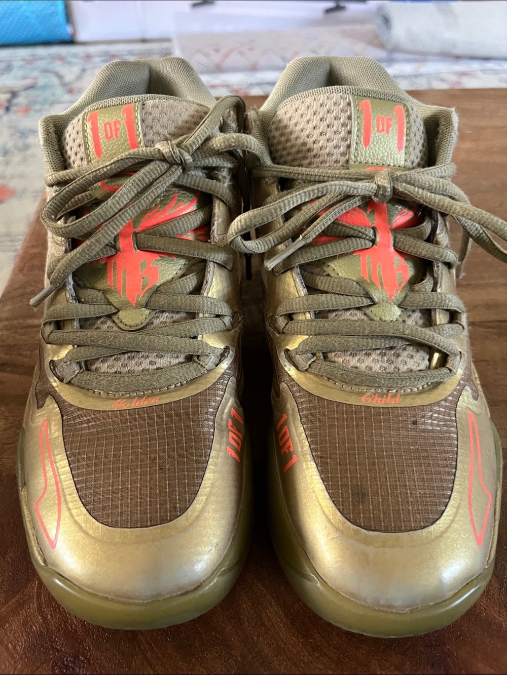 Puma Basketball sneakers.